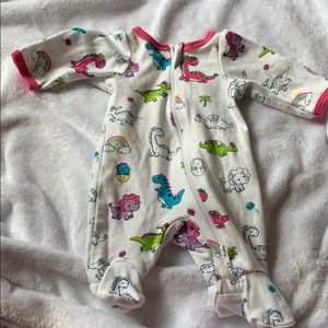 Two way zipper onesie